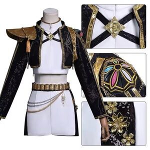 Kpop Demon Hunters Huntrix Rumi Golden Cosplay Costume